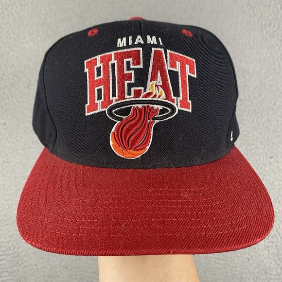 Miami Heat NBA Snapback Hat Cap Mitchell & Ness Nostalgia Hardwood Classics - Picture 1 of 8